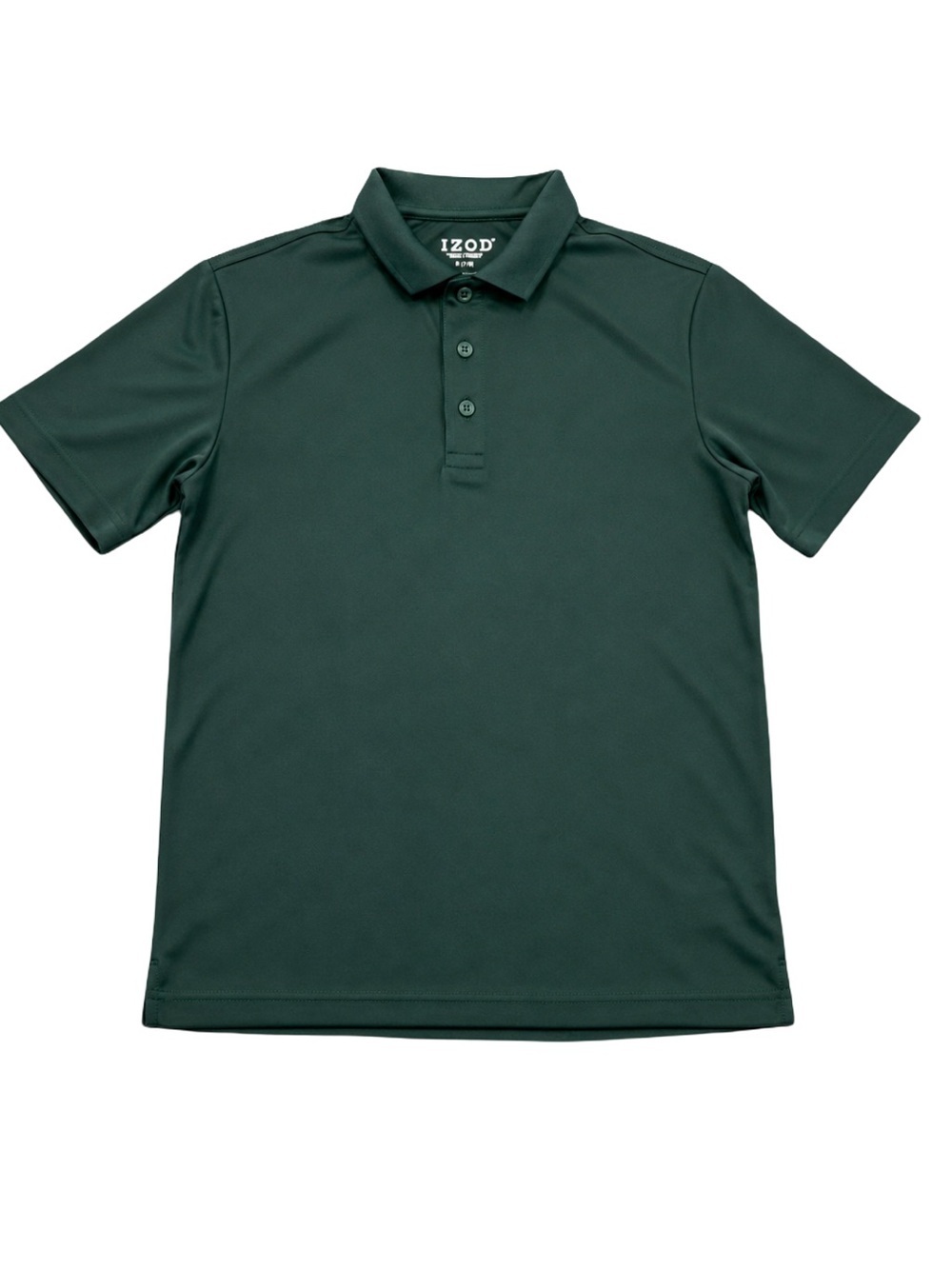 NWT IZOD Advantage Performance Polo Shirt Boys Large 10/12 Green